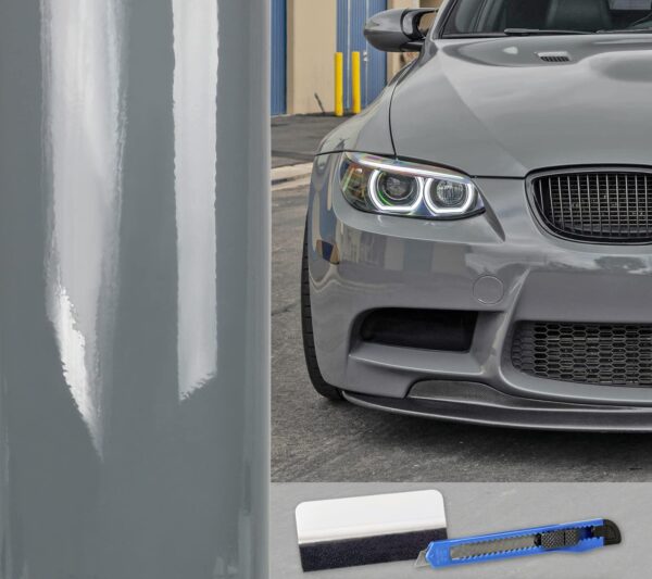 nardo grey vinyl wrap for use on cars such as bmw, mercedes
